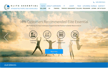 Tablet Screenshot of elite-essential.com